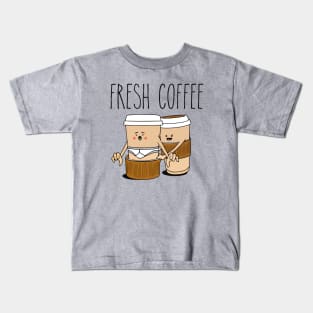 Fresh Coffee Kids T-Shirt